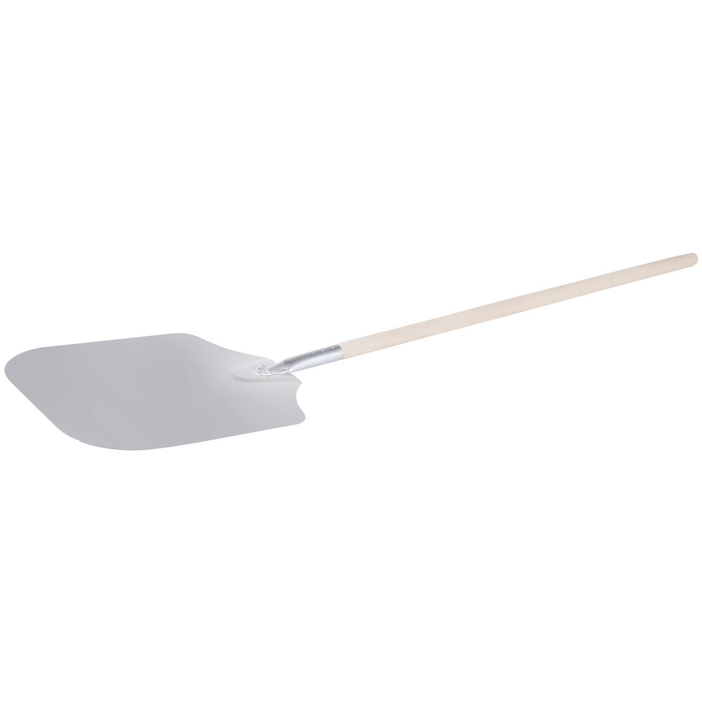 American Metalcraft 14" x 16" Aluminum Pizza Peel with 38" Wood Handle 5414