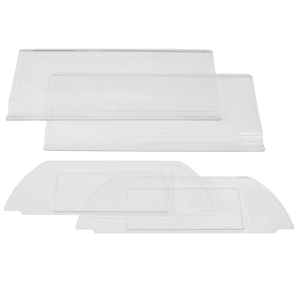 Carlisle 667207 Clear Food Bar Conversion Kit for 4' Six Star Portable Food Bar