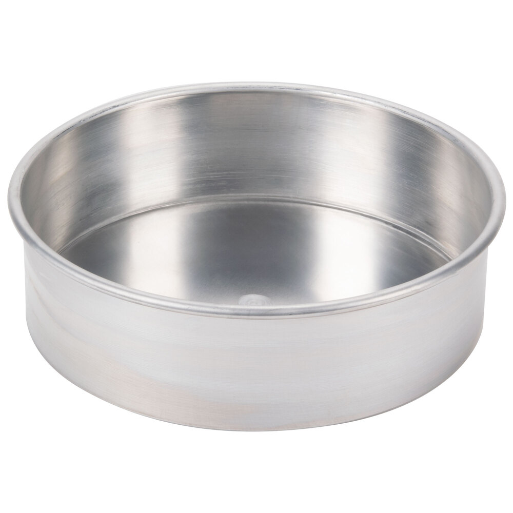 American Metalcraft 3810 10" x 3" Aluminum Round Cake Pan