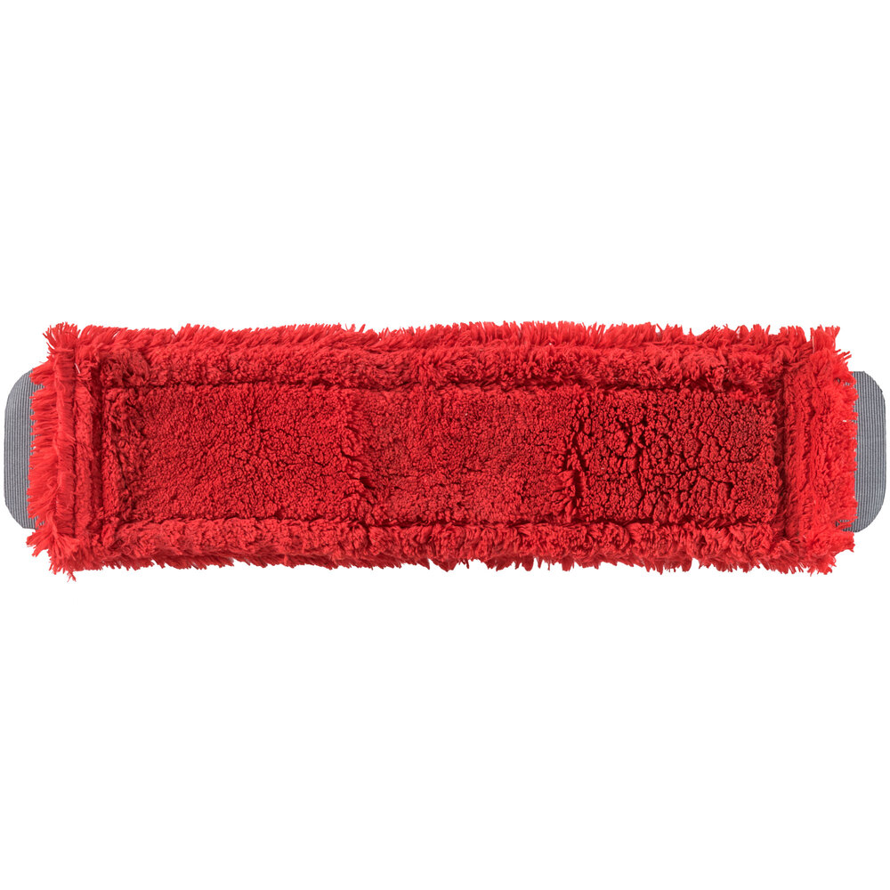 Unger SmartColor MM40R MicroMop 15.0 16" Red Wet / Dry Mop Pad