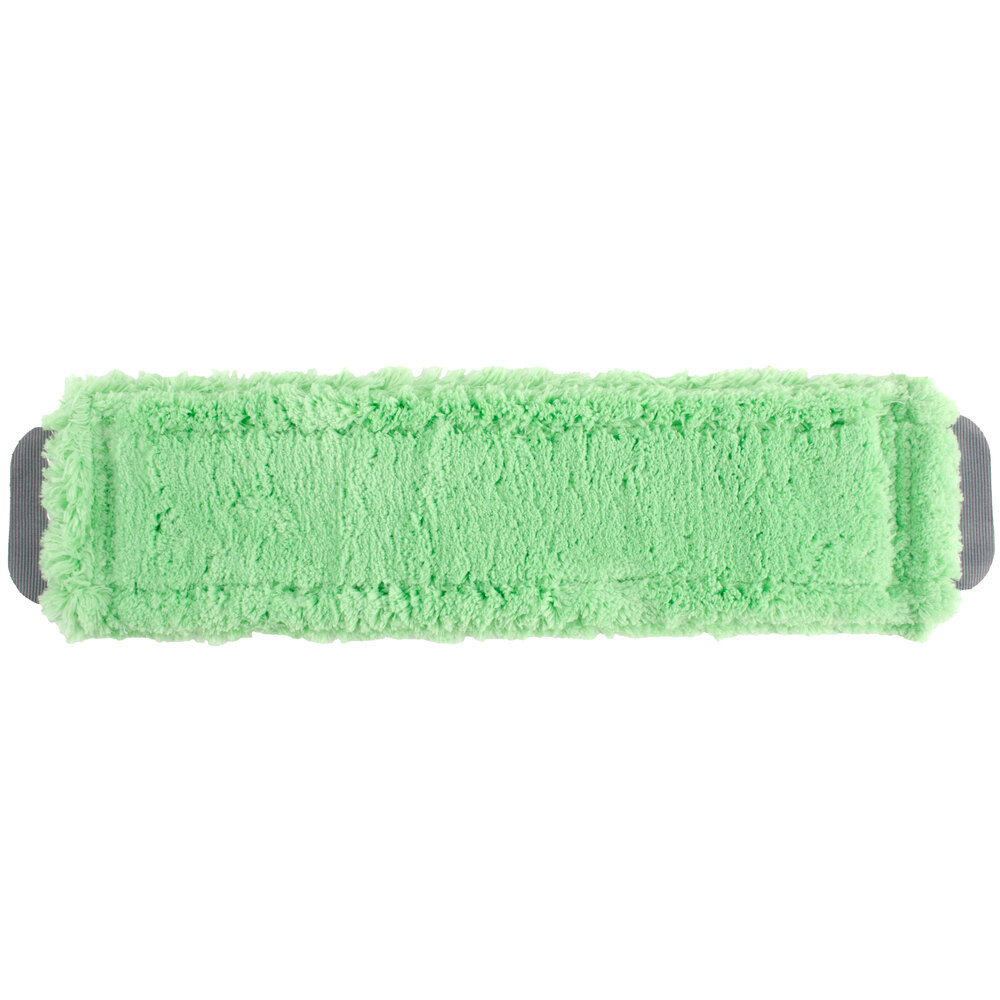 Unger SmartColor MM400 MicroMop 15.0 16" Green Wet / Dry Mop Pad