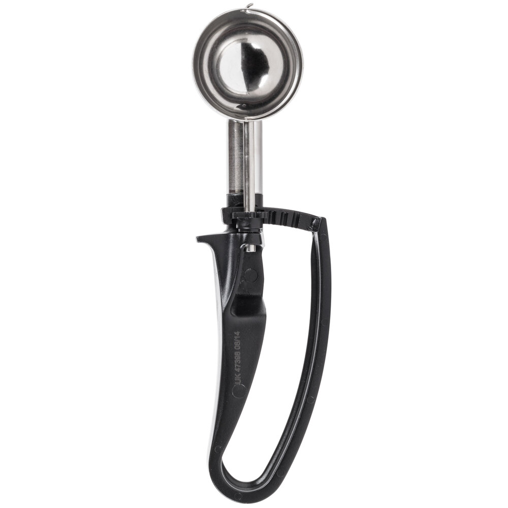 Vollrath 47398 Jacob's Pride® #30 Black Squeeze Handle Disher - 1.13 oz.