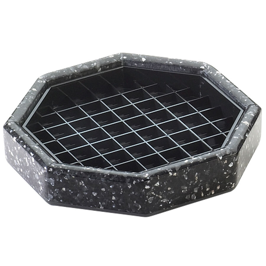 Cal-Mil 310-6-31 6" Black Ice Octagonal Drip Tray