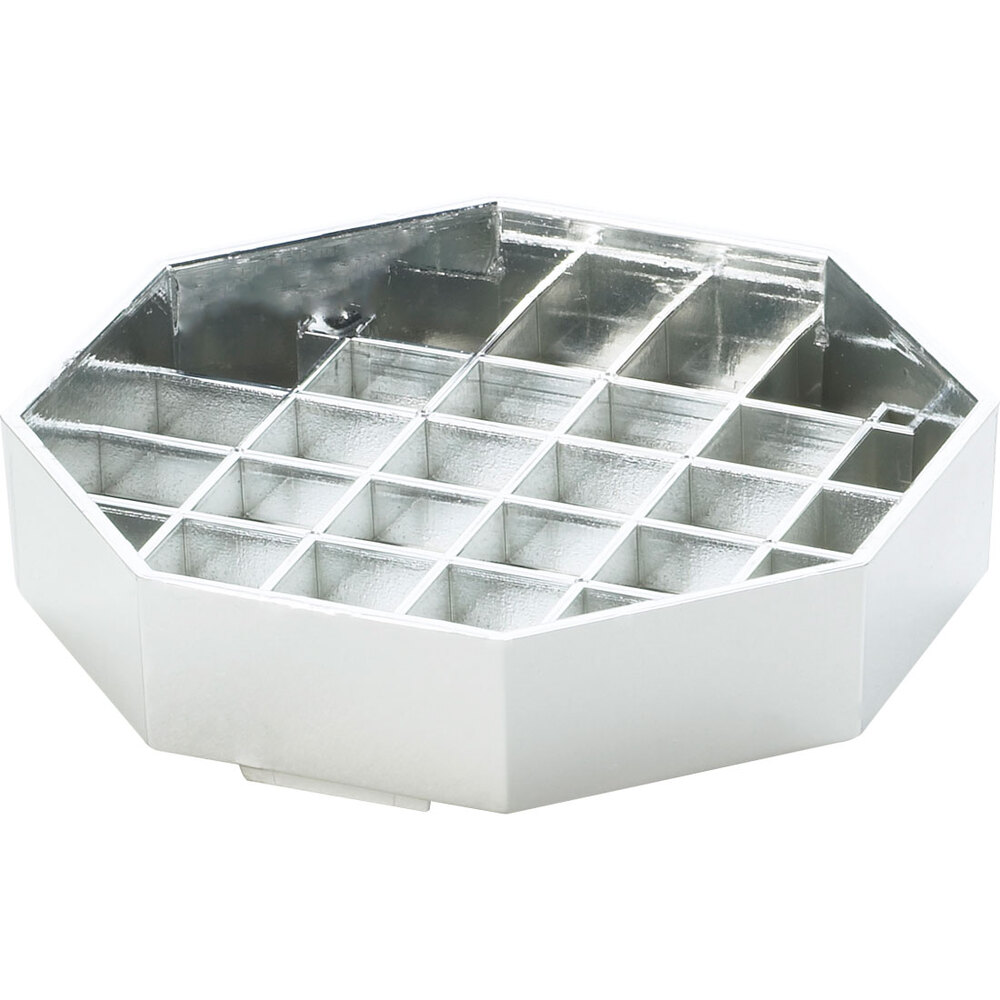 Cal-Mil 308-4-49 Classic 4" Chrome Octagonal Drip Tray