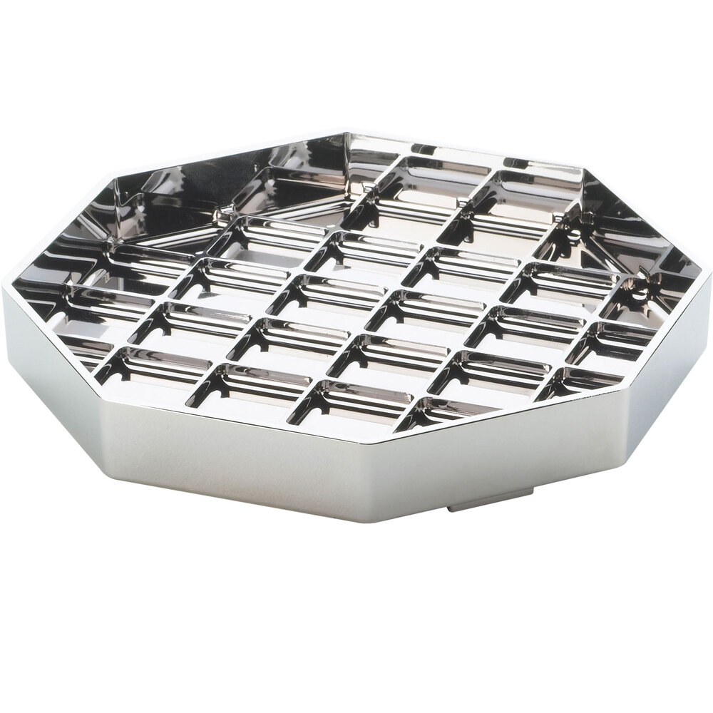 Cal-Mil 308-6-49 Classic 6" Chrome Octagonal Drip Tray