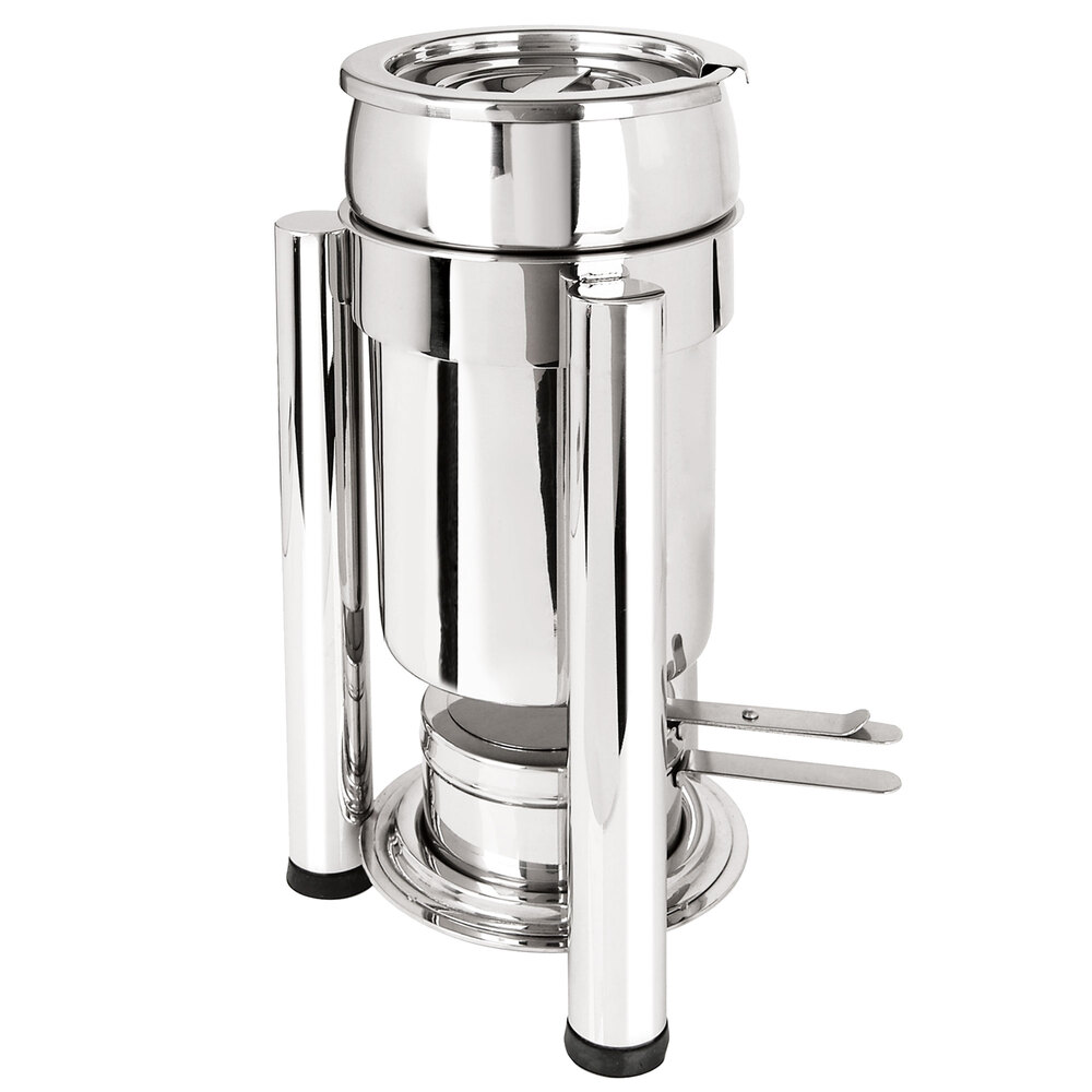 Eastern Tabletop 3101PL Pillard 2 Qt. Stainless Steel Sauce / Soup Marmite with Lid