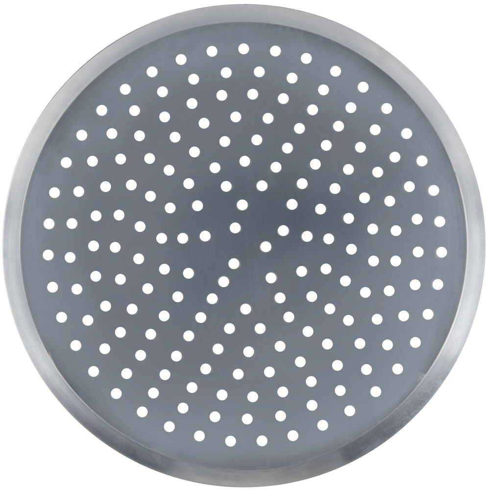American Metalcraft CAR16P 16" Perforated Heavy Weight Aluminum Cutter Pizza Pan