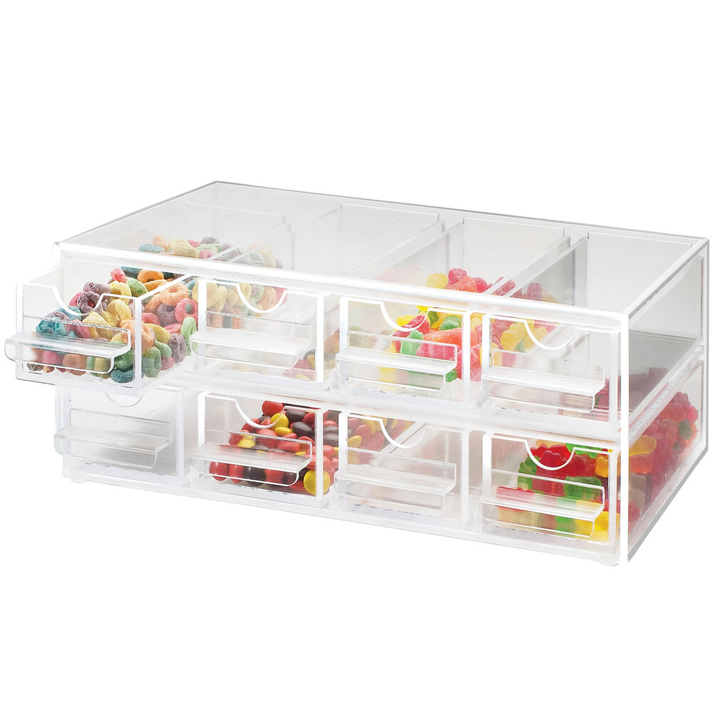 Cal-Mil 287 Eight Drawer Topping Dispenser - 13" x 8" x 5"