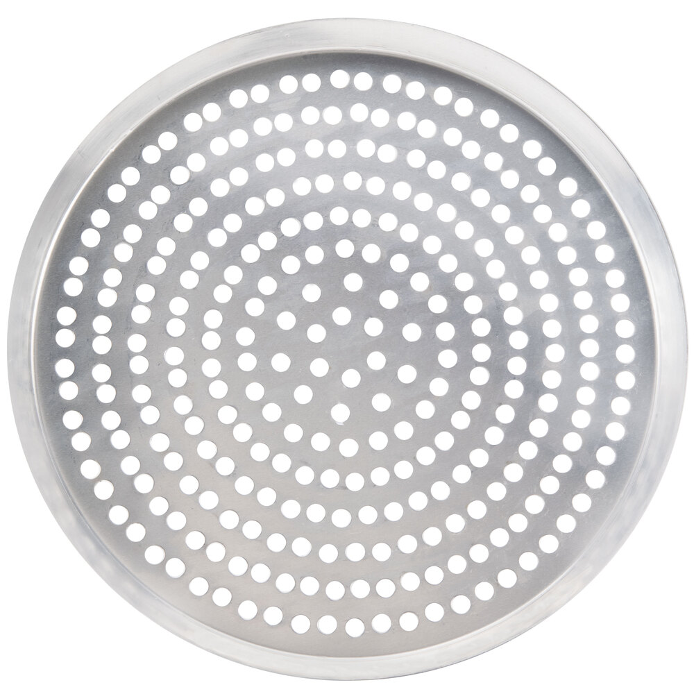 American Metalcraft CAR14SP 14" Super Perforated Heavy Weight Aluminum Cutter Pizza Pan