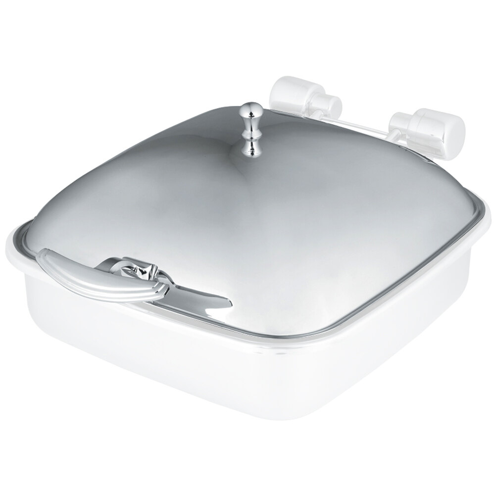 Vollrath 46117-1 Replacement Stainless Steel Cover with Handle for 6 Qt. Square Intrigue Induction Chafers