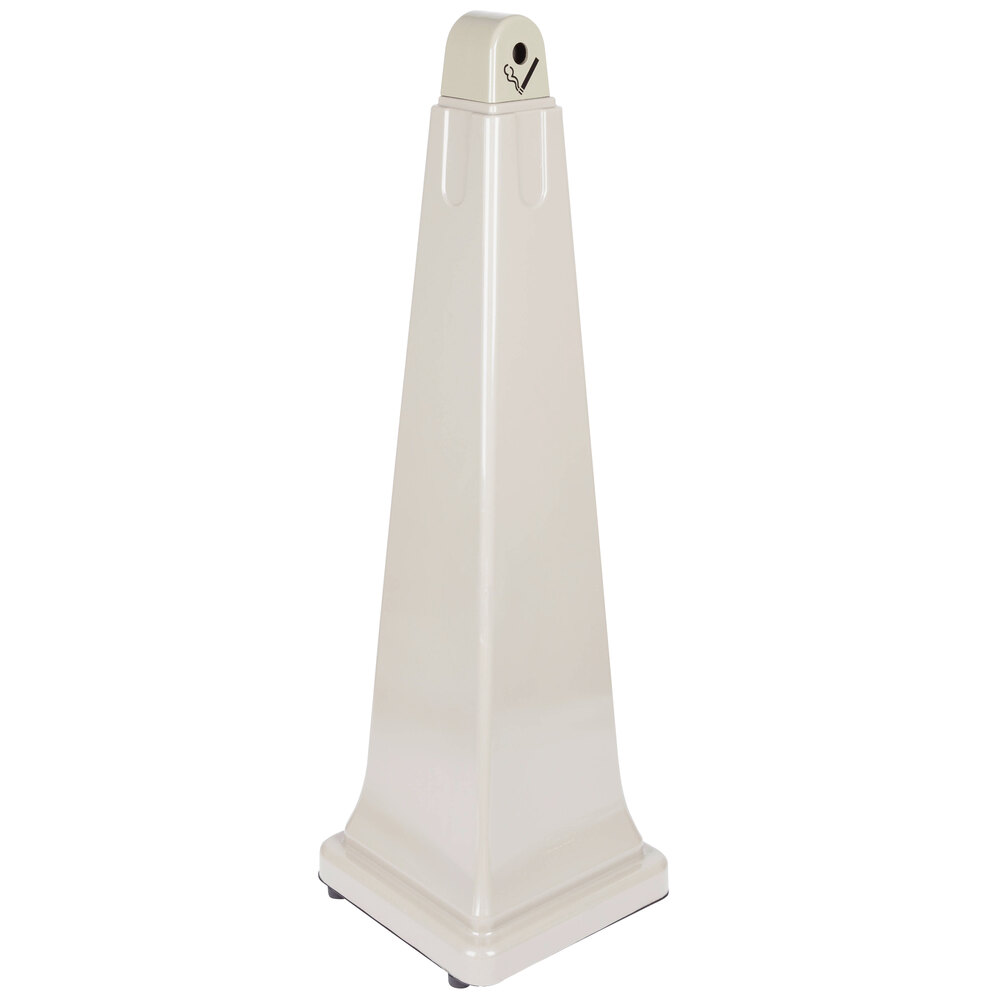 Rubbermaid® FG257088BEIG GroundsKeeper Beige Cigarette Receptacle
