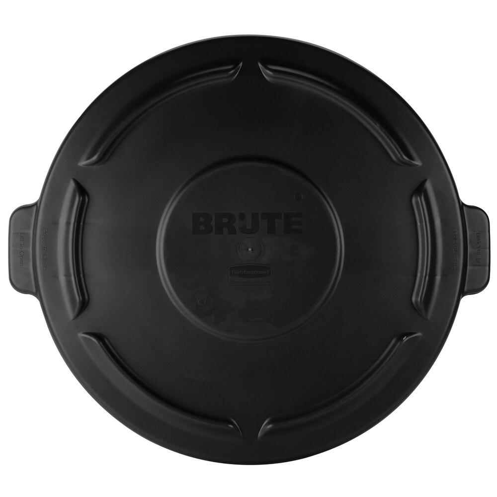 Rubbermaid® FG261960BLA BRUTE 20 Gallon Black Round Trash Can Lid