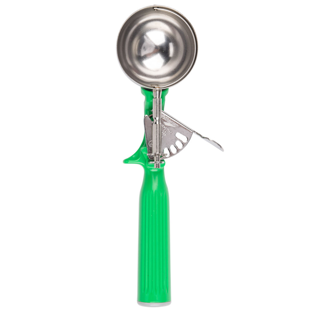 Vollrath 47142 Jacob's Pride® #12 Green Thumb Press Disher - 2.66 oz.