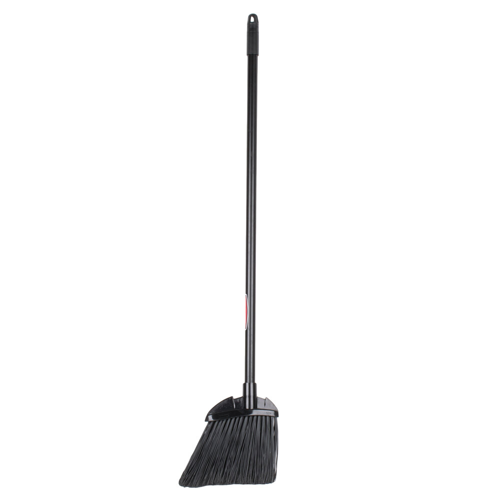 Rubbermaid® FG637400BLA 7 1/2" Lobby Broom with Black Flagged Bristles and 28" Handle