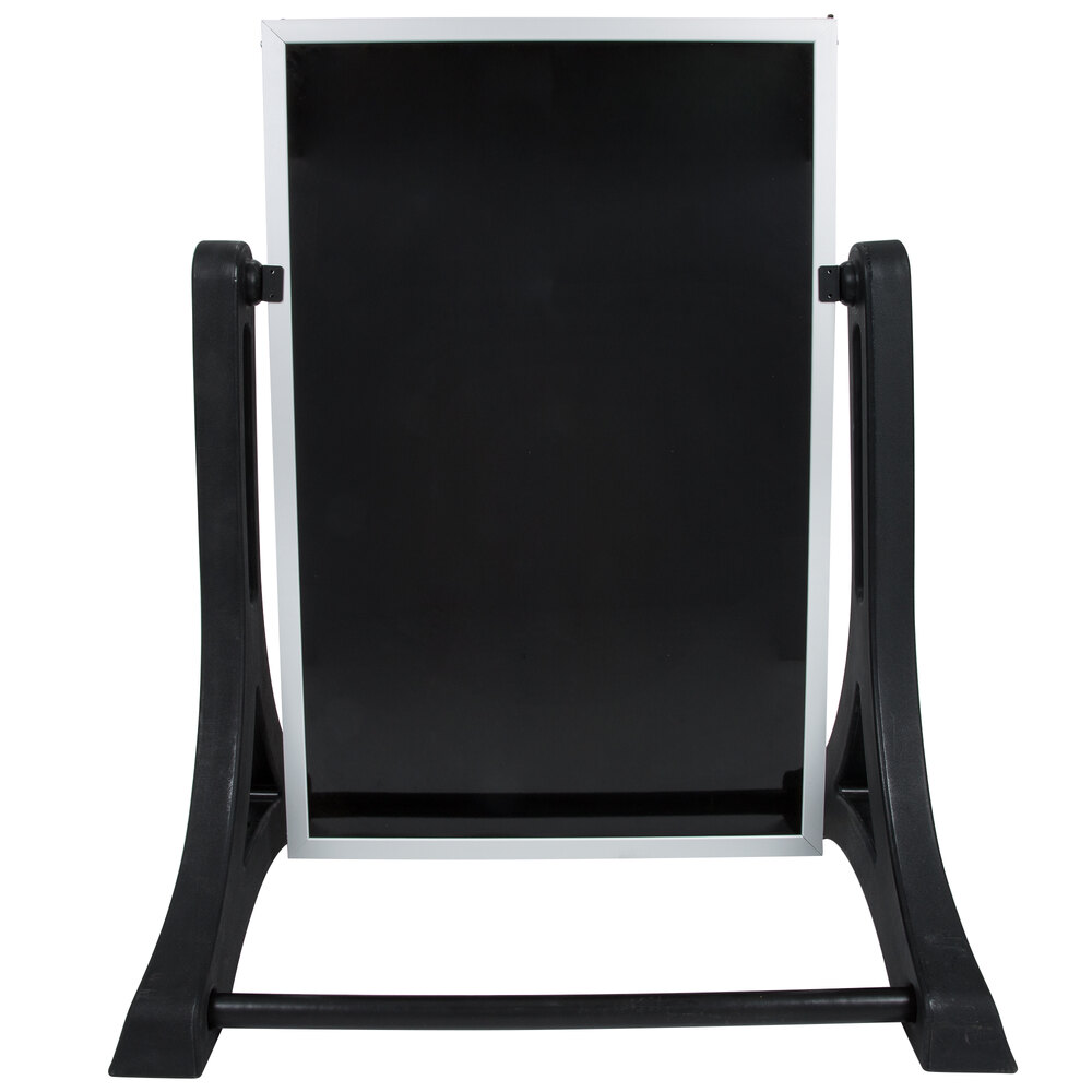 Aarco ROC-2 The Rocker Two Sided Markerboard with Stand - 24" x 36"