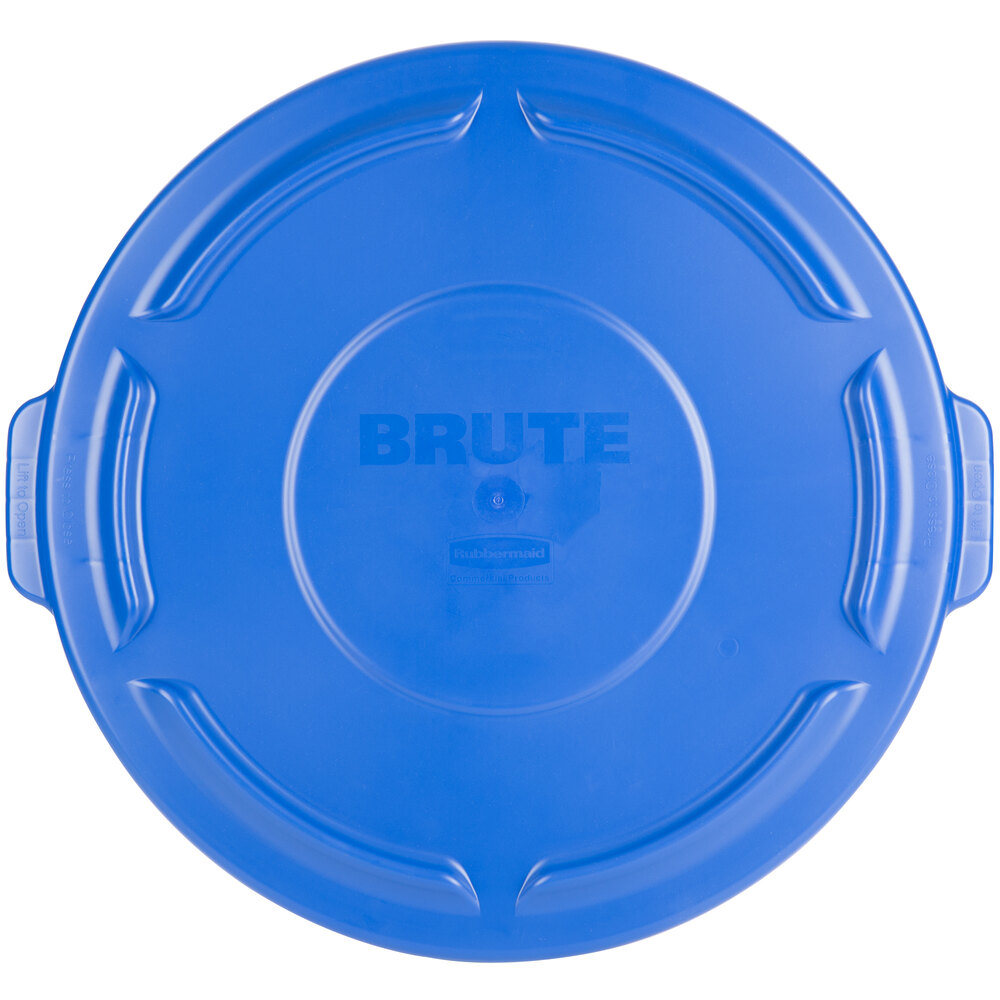 Rubbermaid® FG263100BLUE BRUTE 32 Gallon Blue Round Trash Can Lid