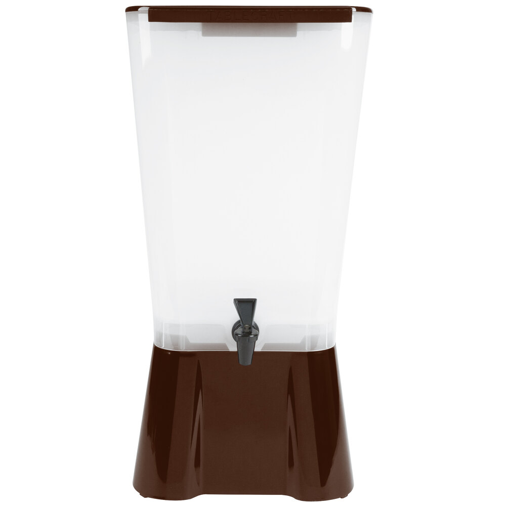 Tablecraft 1054 5 Gallon Brown Beverage / Juice Dispenser