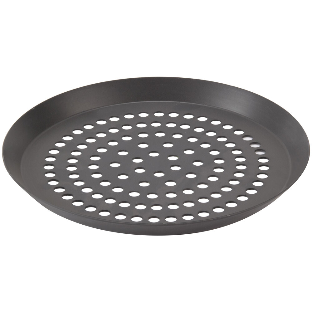 American Metalcraft CAR6SPHC 6" Super Perforated Hard Coat Anodized Aluminum Cutter Pizza Pan