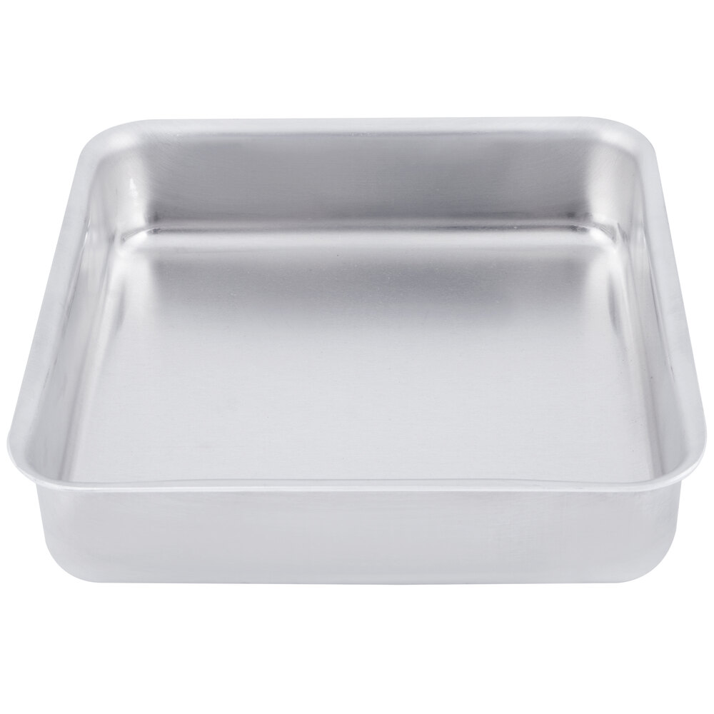 American Metalcraft SQ1220 12" x 12" x 2" Heavy Weight Aluminum Pizza / Cake Pan