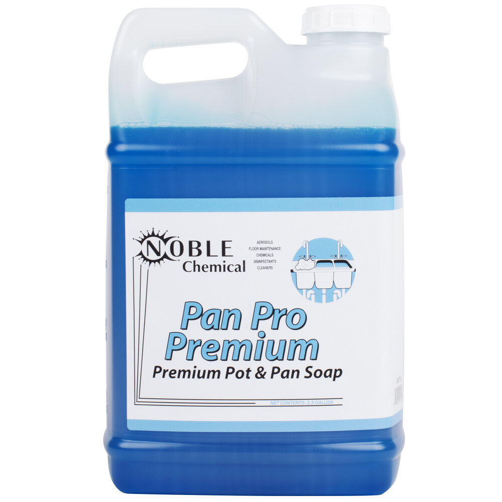 Noble PRM Pan Pro Premium 2.5 Gallon / 320 oz. Concentrated Pot & Pan Soap - 2/Case