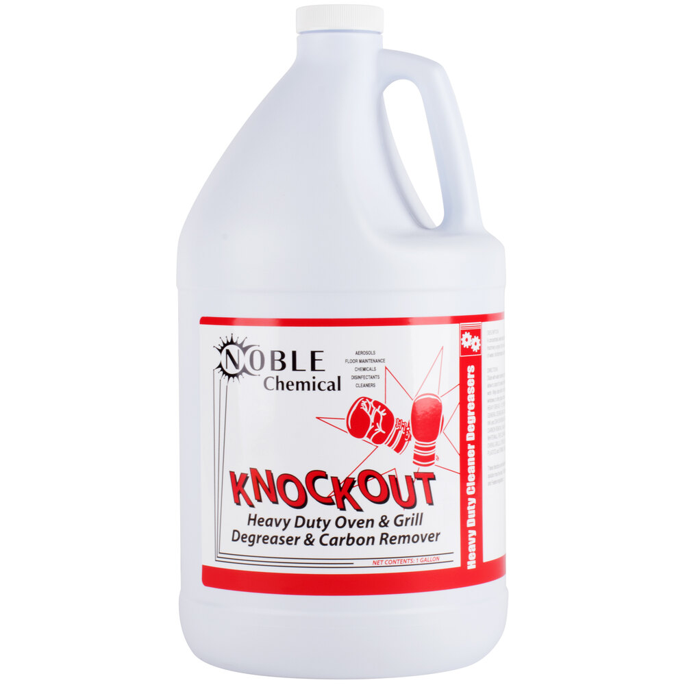 Noble 1 Gallon Knockout Concentrated Liquid Heavy Duty Oven & Grill Degreaser & Carbon Remover