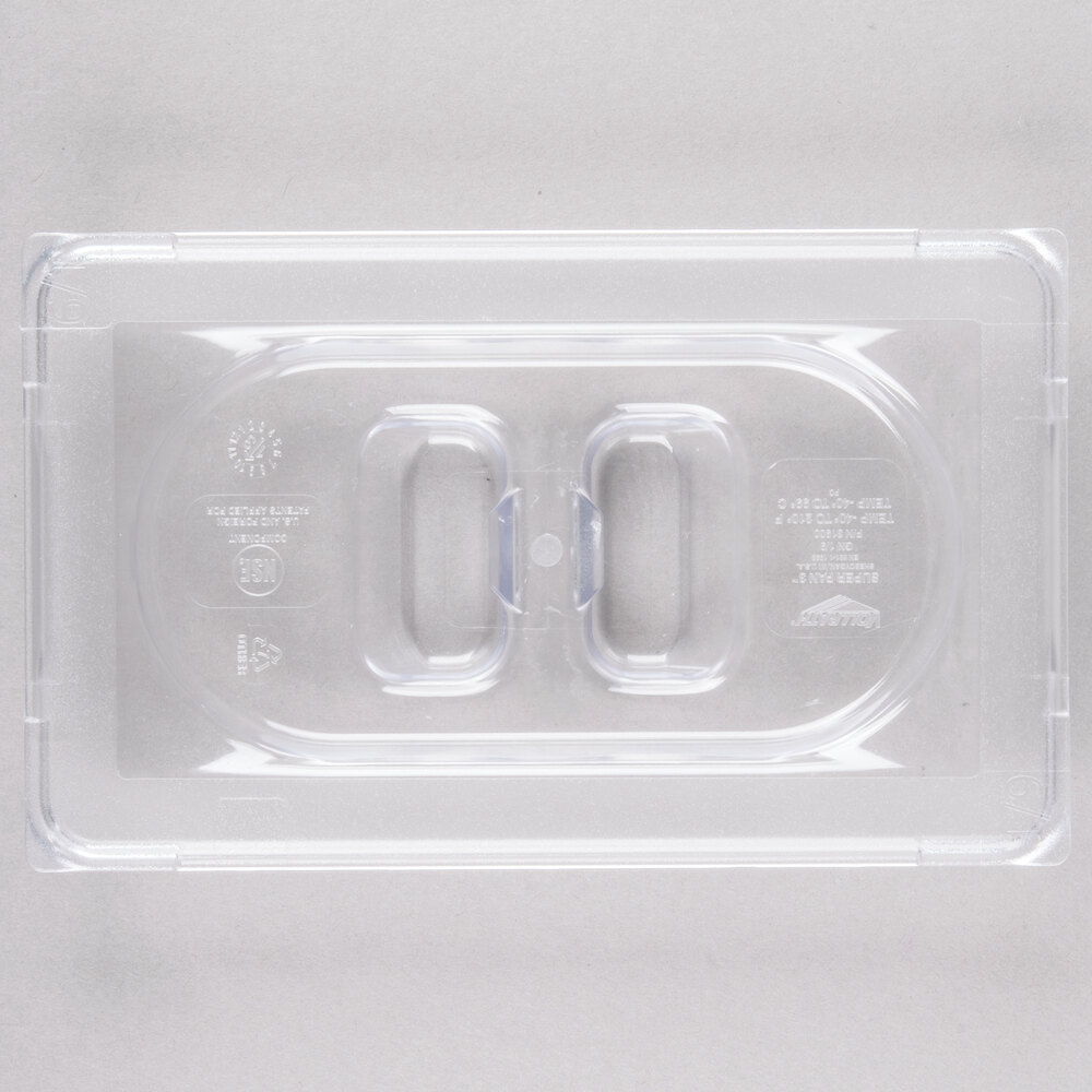 Vollrath 31900 Super Pan® 1/9 Size Clear Polycarbonate Solid Cover