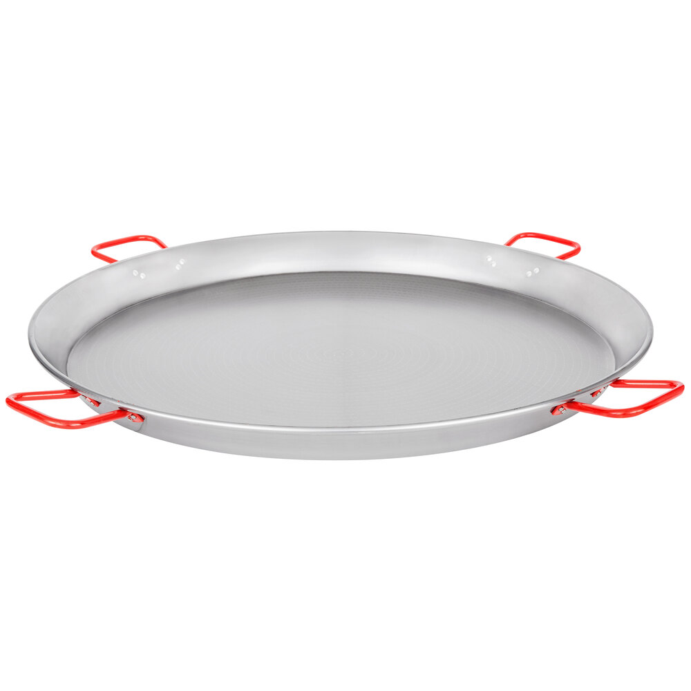 Matfer Bourgeat 35 1/2" Polished Carbon Steel Paella Pan 071052
