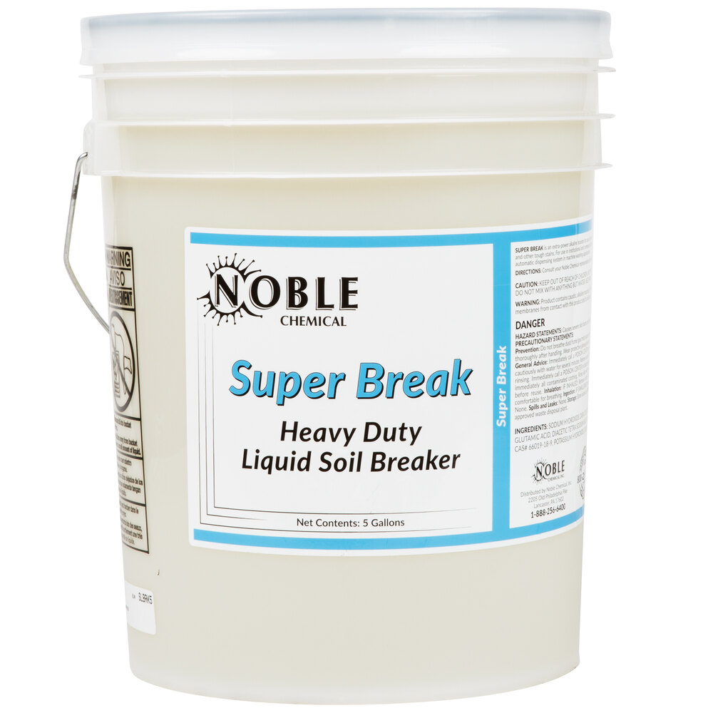 Noble 5 Gallon / 640 oz. Super Break Alkaline Laundry Soil Breaker