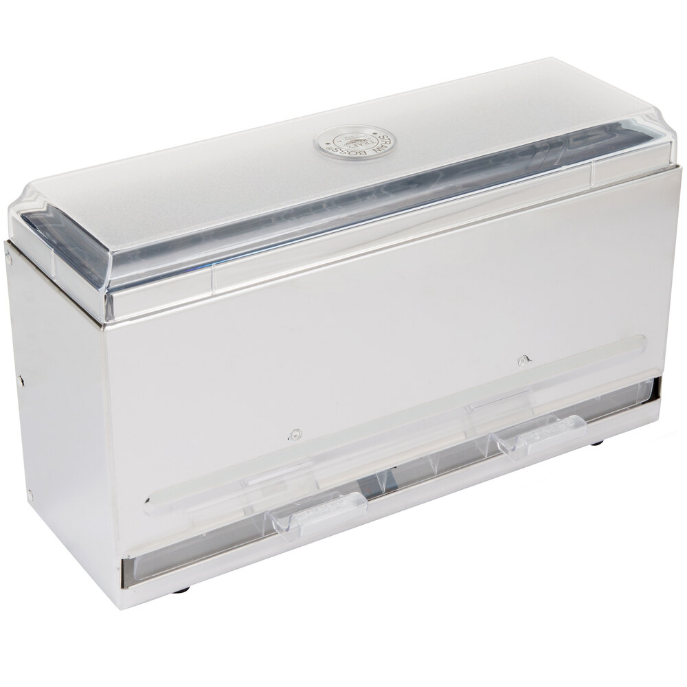 Vollrath 3820-28 Straw Boss Single Sided Bulk Unwrapped Straw Dispenser - Stainless Steel