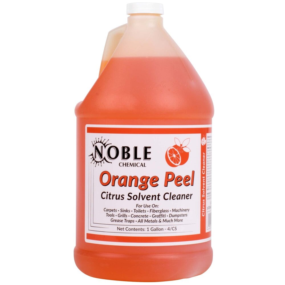 Noble 1 Gallon / 128 oz. Orange Peel Citrus Concentrated Solvent Cleaner