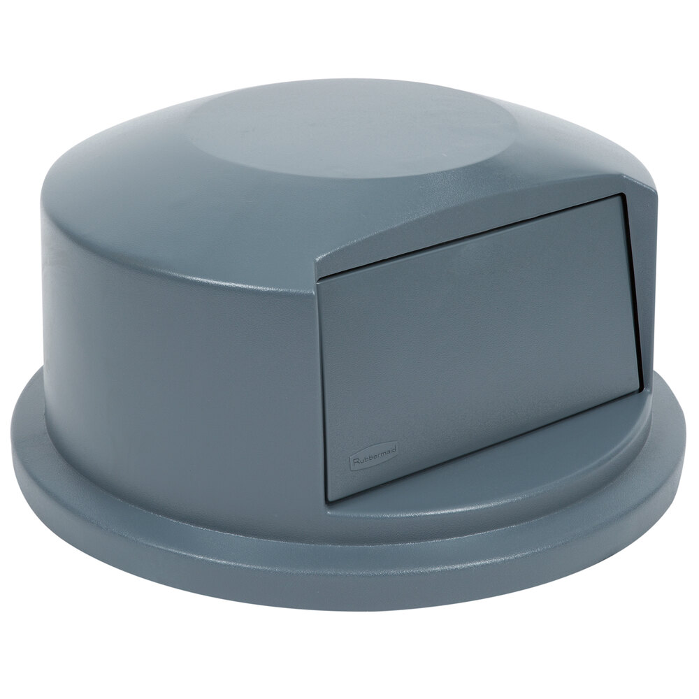 Rubbermaid® FG264788GRAY BRUTE Gray Round Dome Top for FG264300 Trash Cans 44 Gallon