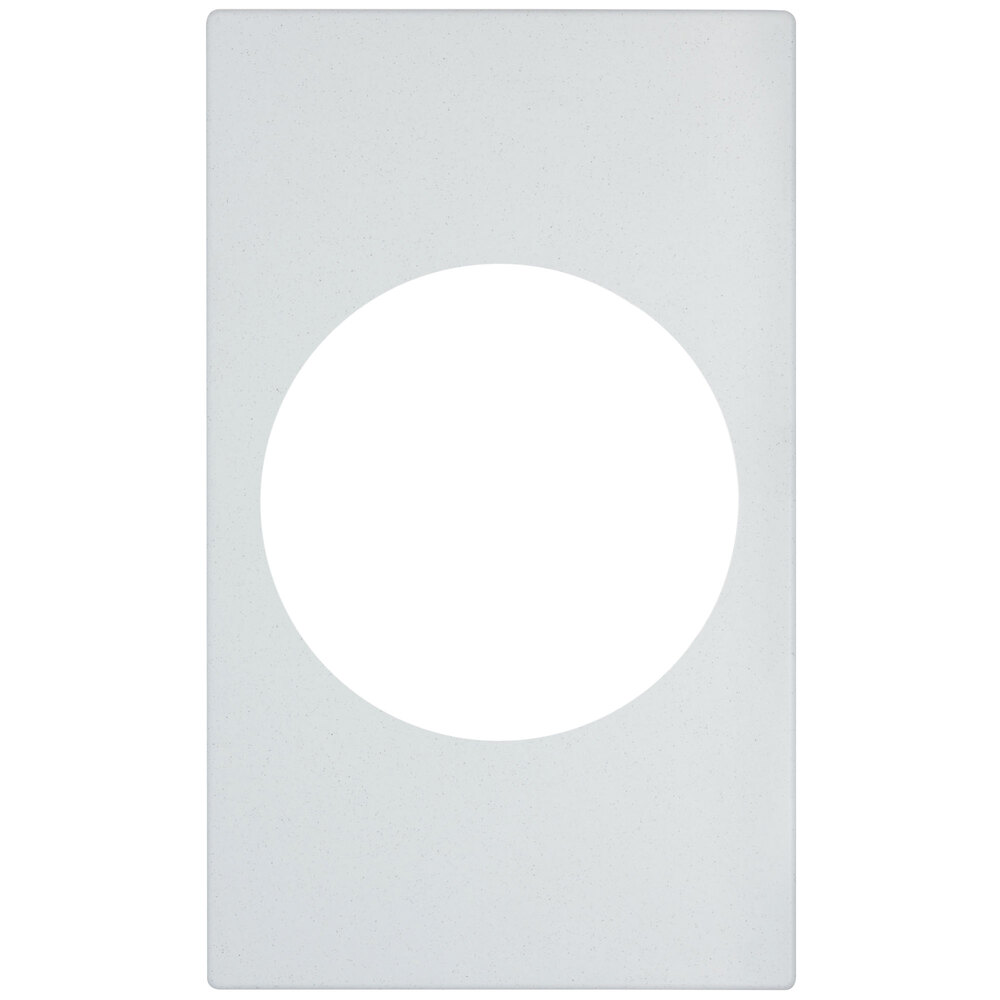 Vollrath 8242120 Miramar® Resin Adapter Plate for French Omelet Pan - White Stone