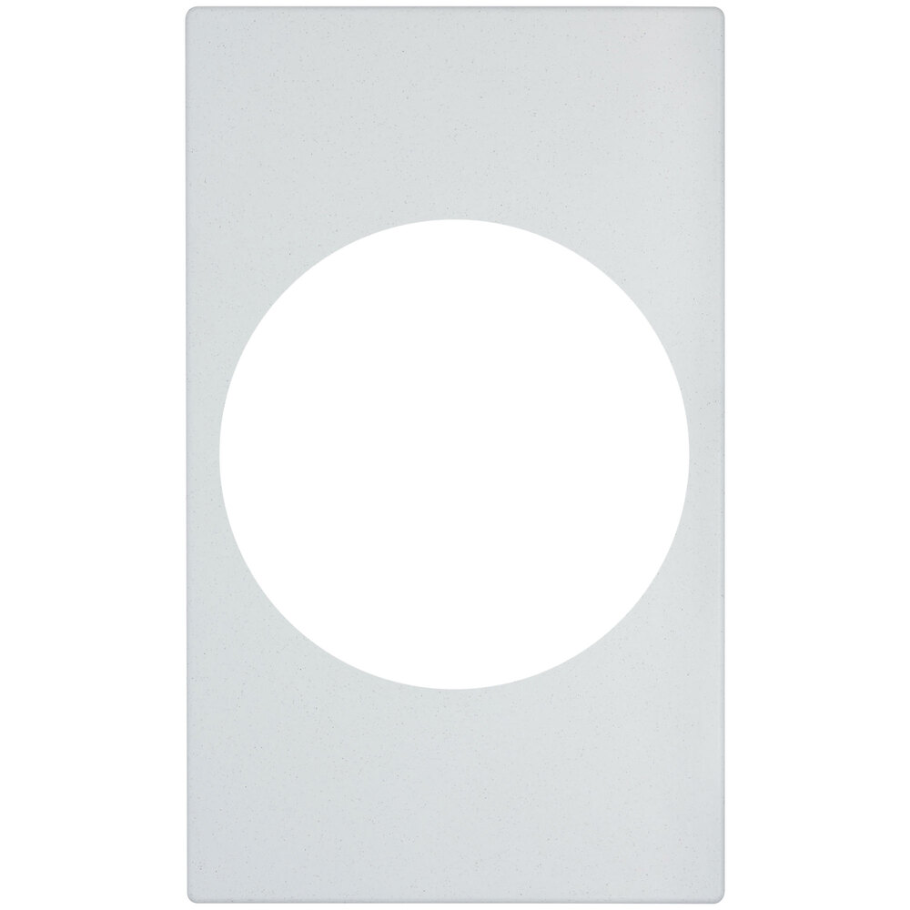 Vollrath 8242620 Miramar® Resin Adapter Plate for Stir Fry Pan - White Stone