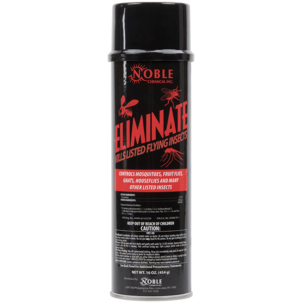 Noble Eliminate Ready-to-Use Flying Insect Killer - Aerosol 1 Pint / 16 oz. - 12/Case