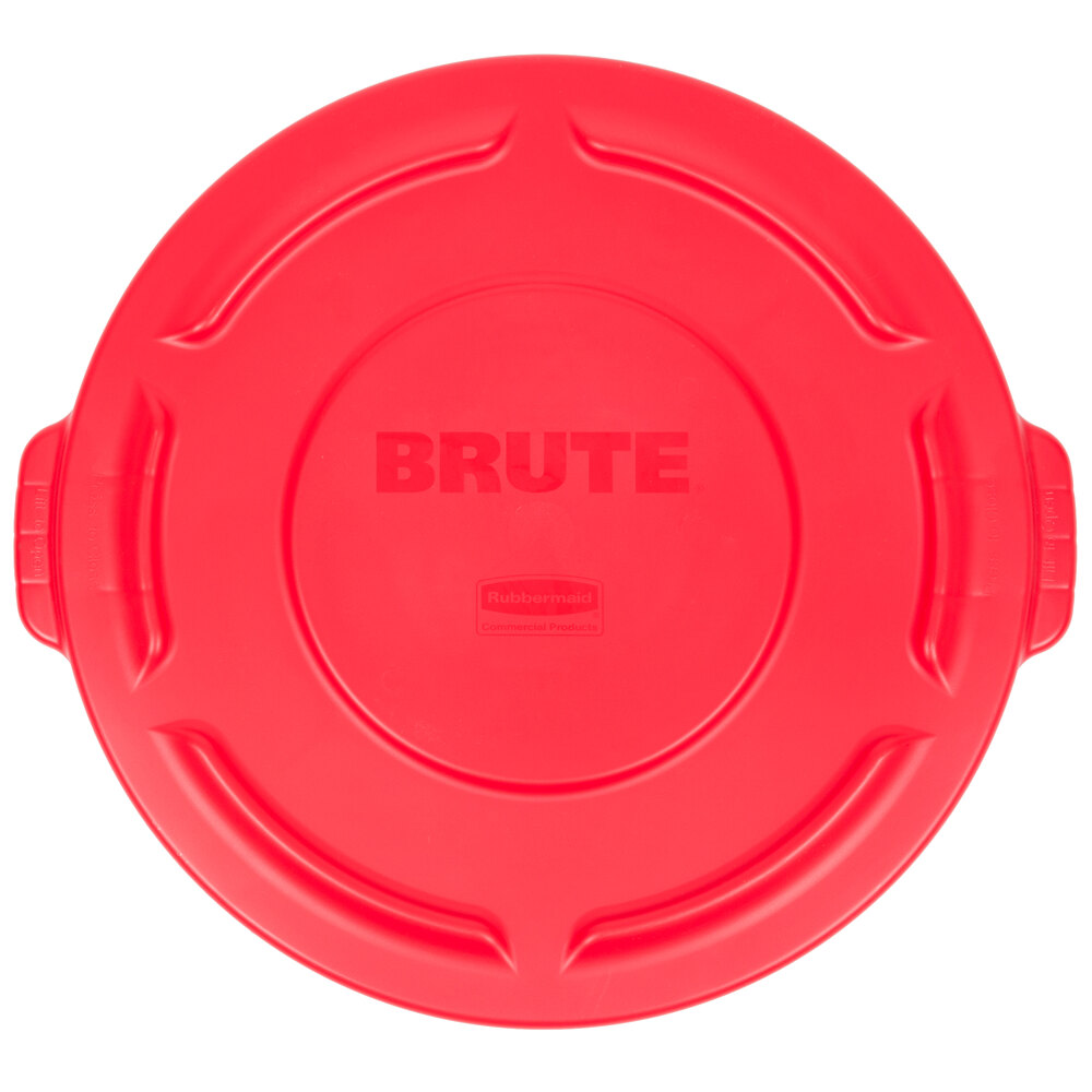 Rubbermaid® FG261960RED BRUTE 20 Gallon Red Round Trash Can Lid