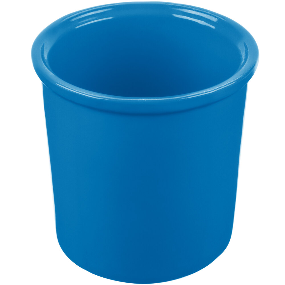 Tablecraft CW1665SBL 1.25 Qt. Sky Blue Cast Aluminum Condiment Bowl