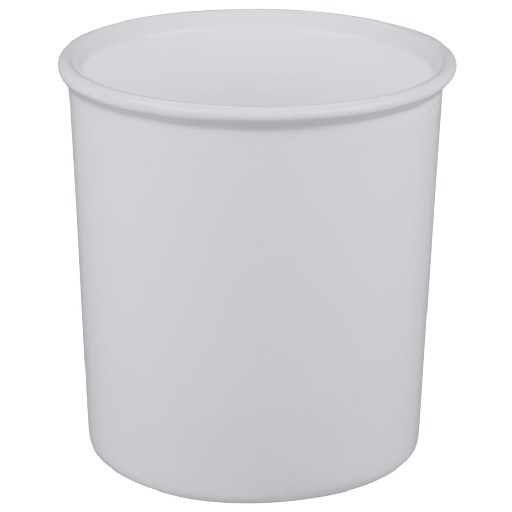 Tablecraft CW1680N 2.5 Qt. Natural Cast Aluminum Salad Dressing Bowl