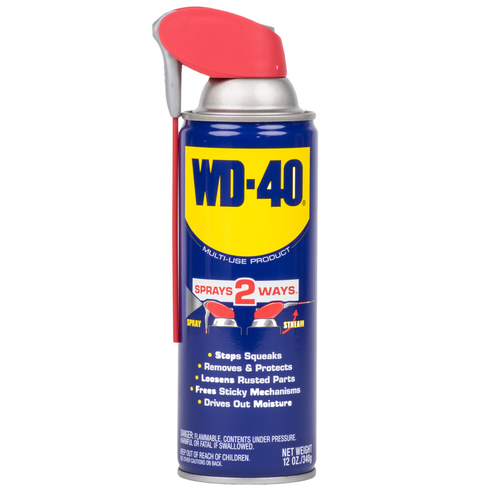 WD-40 490057 12 oz. Spray Lubricant with Smart Straw