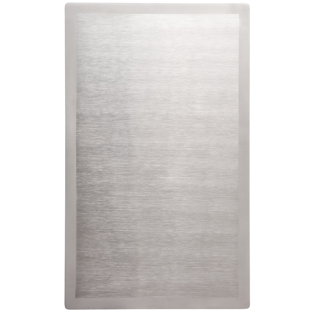 Vollrath 8240016 Miramar® Blank Stainless Steel Adapter Plate with Satin Finish Edge