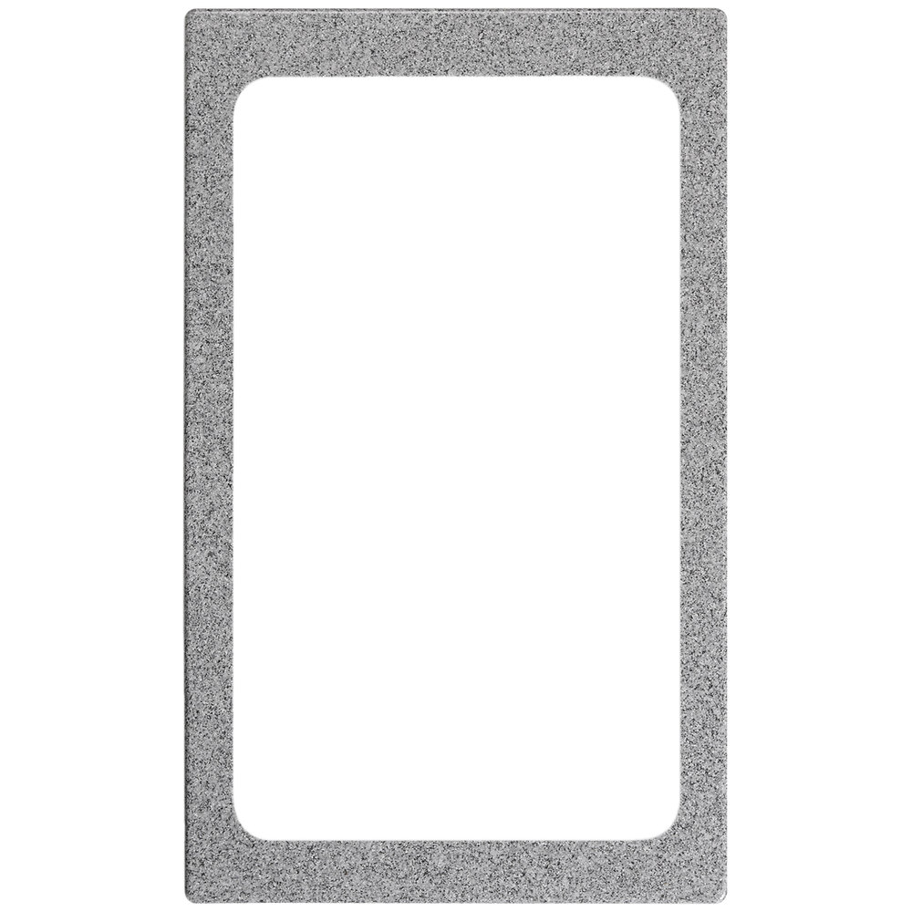 Vollrath 8244024 Miramar® Gray Granite Resin Adapter Plate for Vollrath 40006 Pans