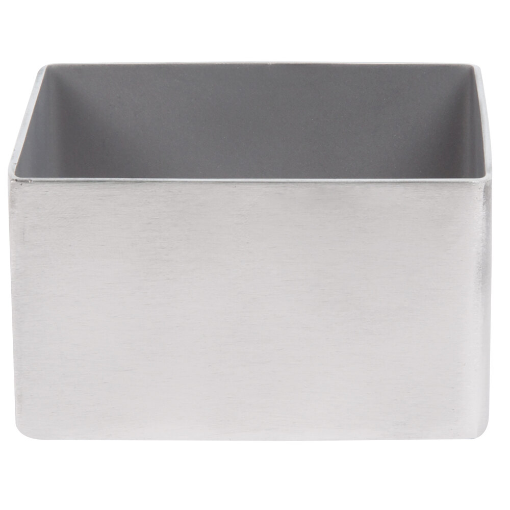 American Metalcraft SSPH4 Rectangular Sugar Caddy Stainless Steel 3 1/4" x 2 3/4"