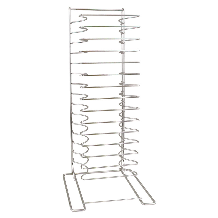 American Metalcraft 19029 15 Slot Pizza Pan Rack