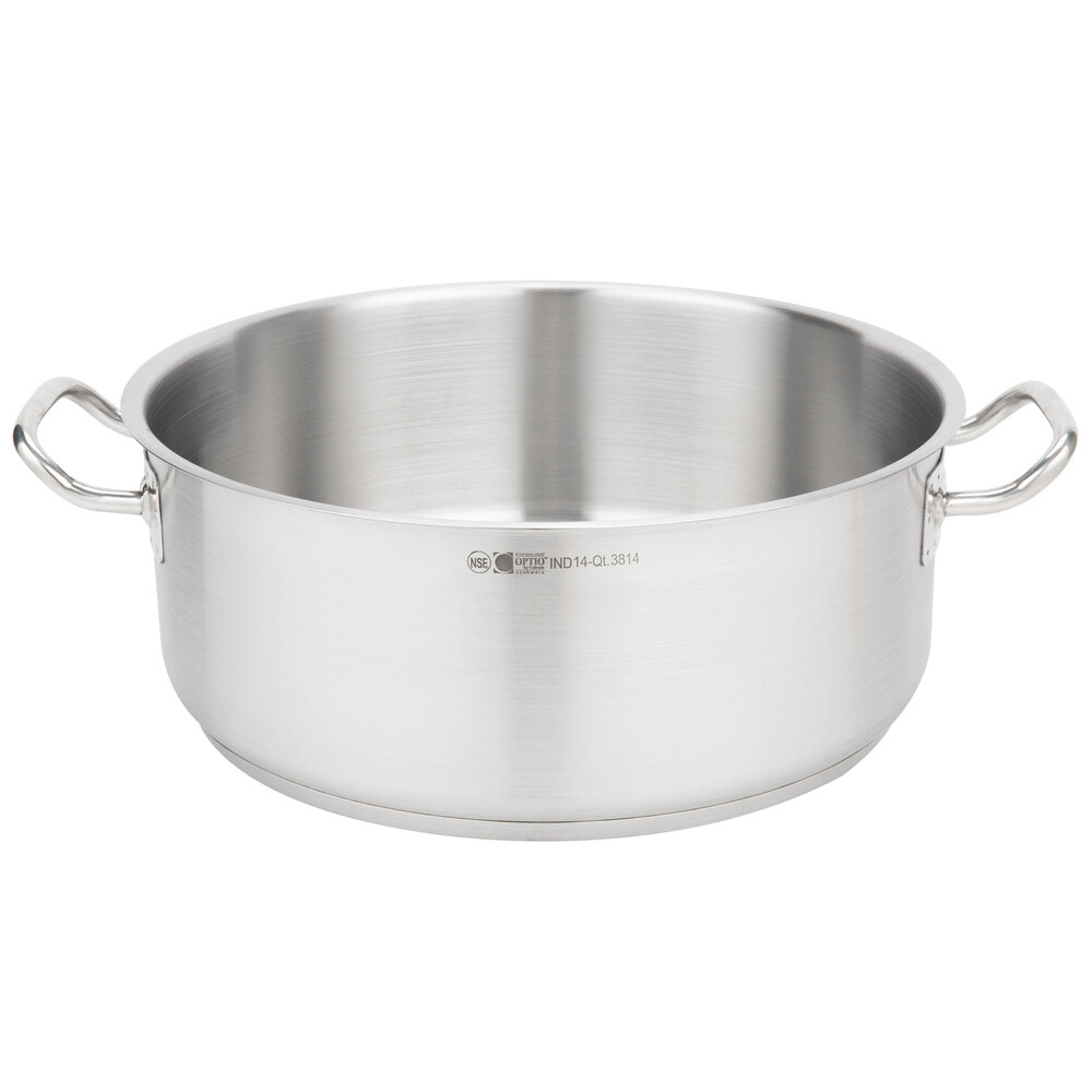 Vollrath 3814 Optio 14 Qt. Brazier Pan