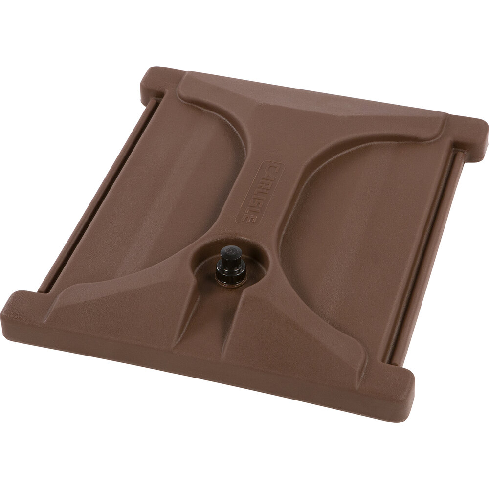 Carlisle XT10001LG01 Brown Lid Assembly for 10 Gallon Beverage Dispenser